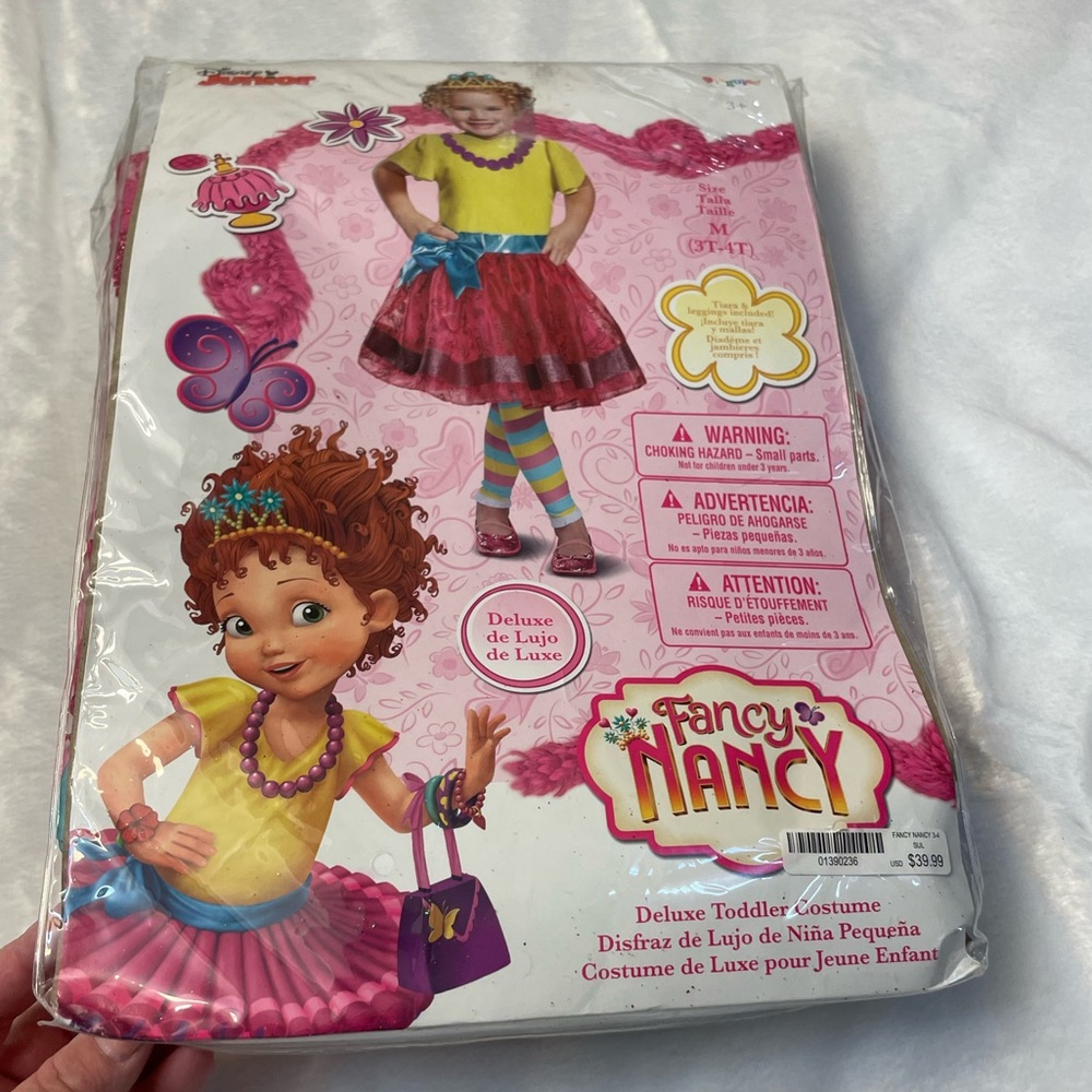 Disney Fancy Nancy costume Spirit Halloween size 3T/4T